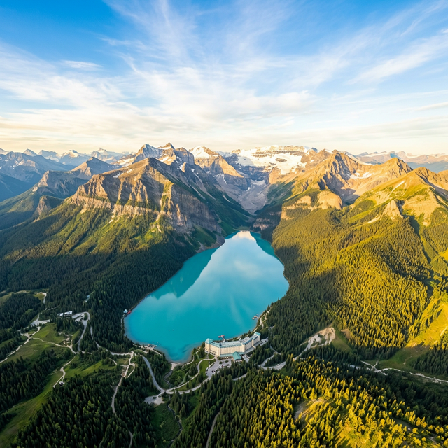 Widok z drona na krajobraz